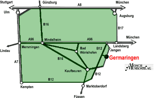 Grafik: Anfahrtsplan zum Mosch Musikverlag